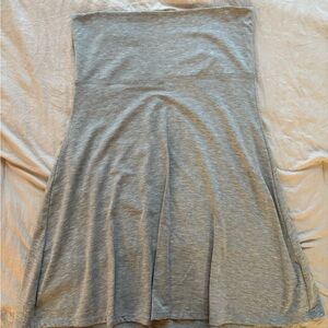 Old Navy Light Gray A-Line Skirt